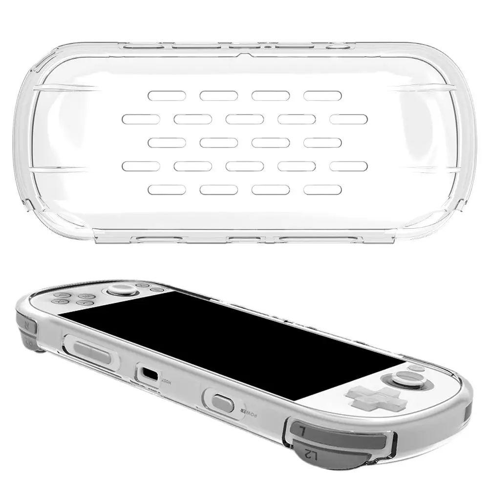 

1pc TPU Protective Cover For TRIMUI SMART PRO Handheld Console Transparent Anti-Scratch Anti-Stain Hollow Heat Dissipation Q0B3