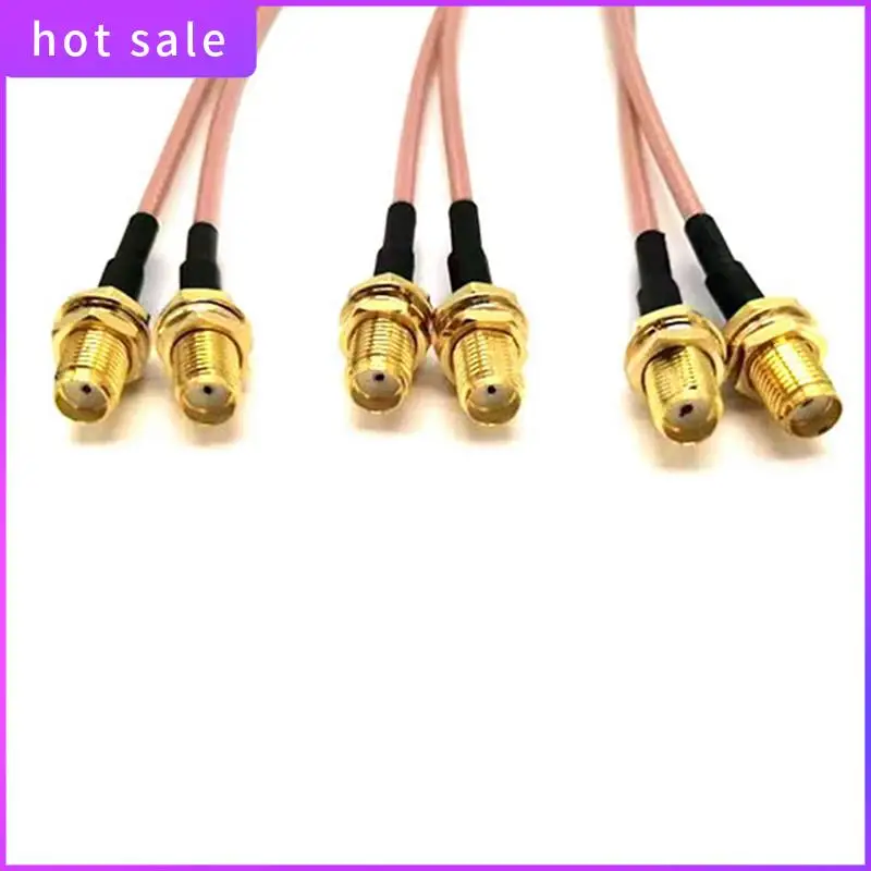 3-Pack Radio Frequency Coaxial Connection Cable SMA Splitter Cable SMA Male To Dual SMA Female Coaxial Cable