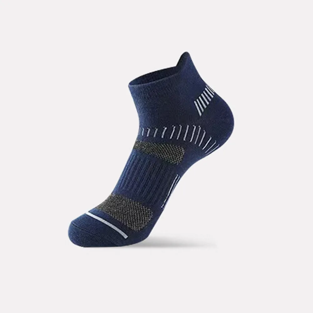 

New Thick Running Socks Comfortable Sweat-Wicking Ankle Socks Durable Soft Boat Socks