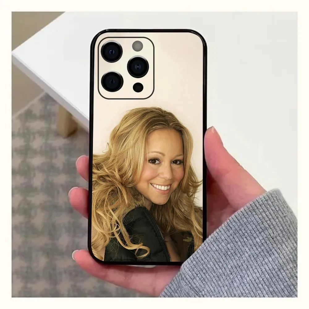 Mariah Carey art photos Phone Case For Apple iPhone 15,14,13,12,11,Pro,X,XS,Max,XR,Plus,Mini Soft Black Cover