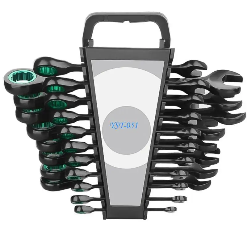 

E15A Ratchet Wrenches Open Double Head Spanners Hand Tool Wrenches for Car Repair