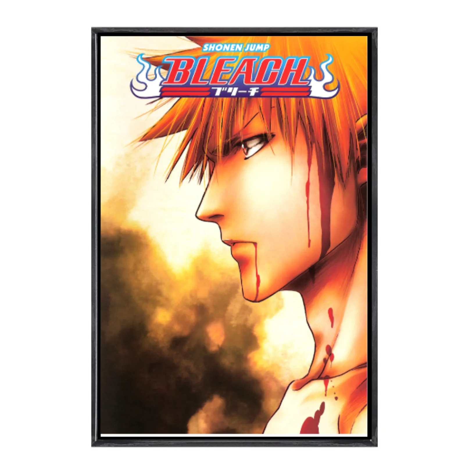 

Японская манга, многоразмерный холст, постер в двойной рамке, настенное искусство, домашний декор отбеливателя для гостиной, спальни