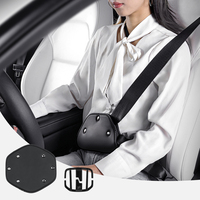 YZ Seat belt adjuster leather seat belt limiter fixed clip Anti Neck Neck Baby Shoulder Cover Child Protection Car Accessories