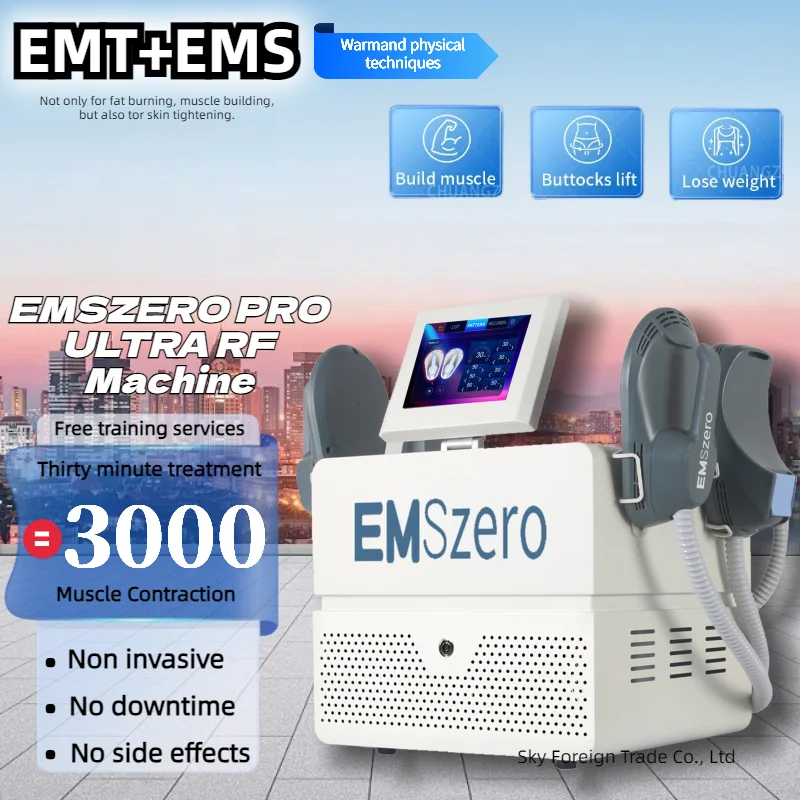 2025 EMSzero 6500w Portable NEO Professional Electromagnetic Stimulation Fitness Equipment Nova Rf Muscle EMS