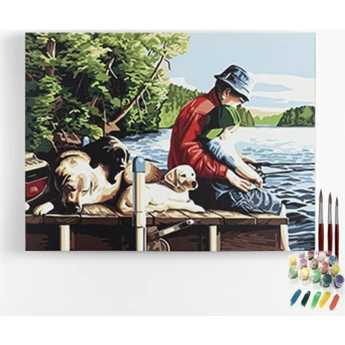 Fotoboya Sayılarla Table Painting Hobby Set 40x50 cm