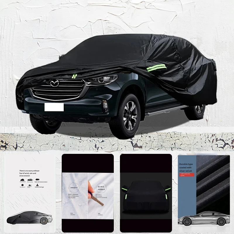 For Mazda BT-50 Car cover Exterior Car Cover Outdoor Protection Full Car Covers Waterproof