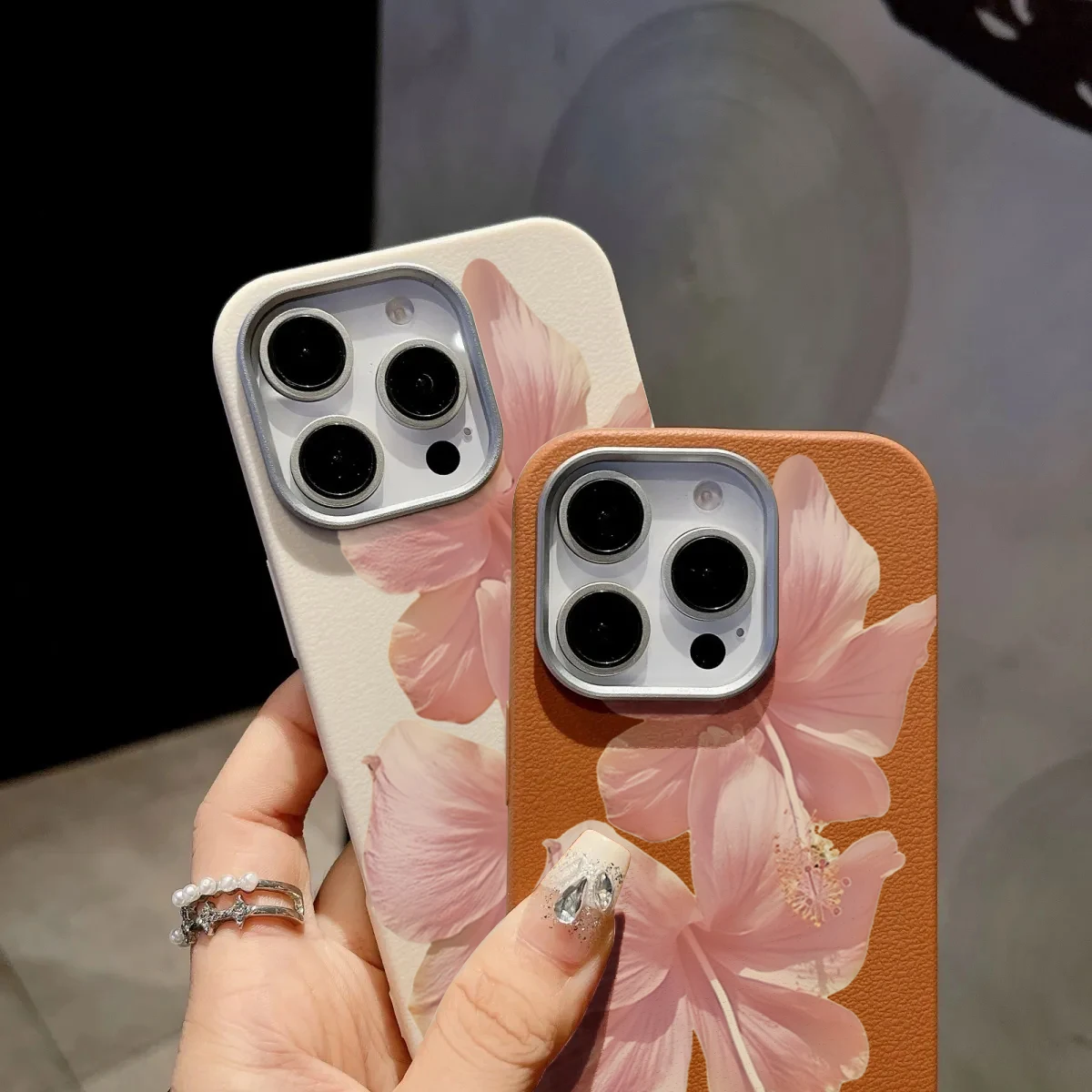 Рисунок 4 - Pink Hibiscus Flower Lichee Pattern