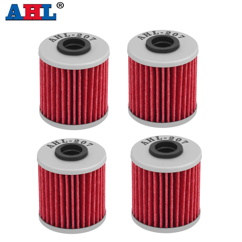 1/2/4pcs Motorcycle Oil Filters For Kawasaki KX250 KX250X KX450 KX450X For Suzuki RMX450 RM-Z250 RM-Z450 TU250X K5201-00001