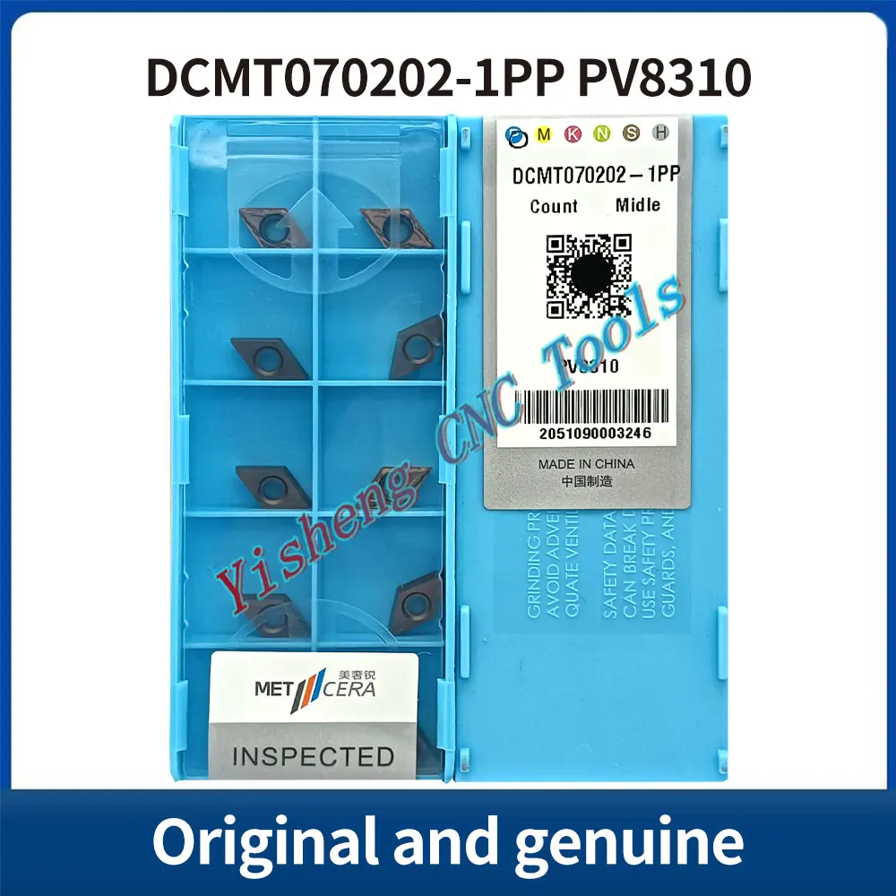 

METCERA Cutting Tools DCMT070202-1PP DCMT070204-1PP DCMT11T304-1PP PV8310 MC2010 PV2110 Tungsten carbide CNC inserts