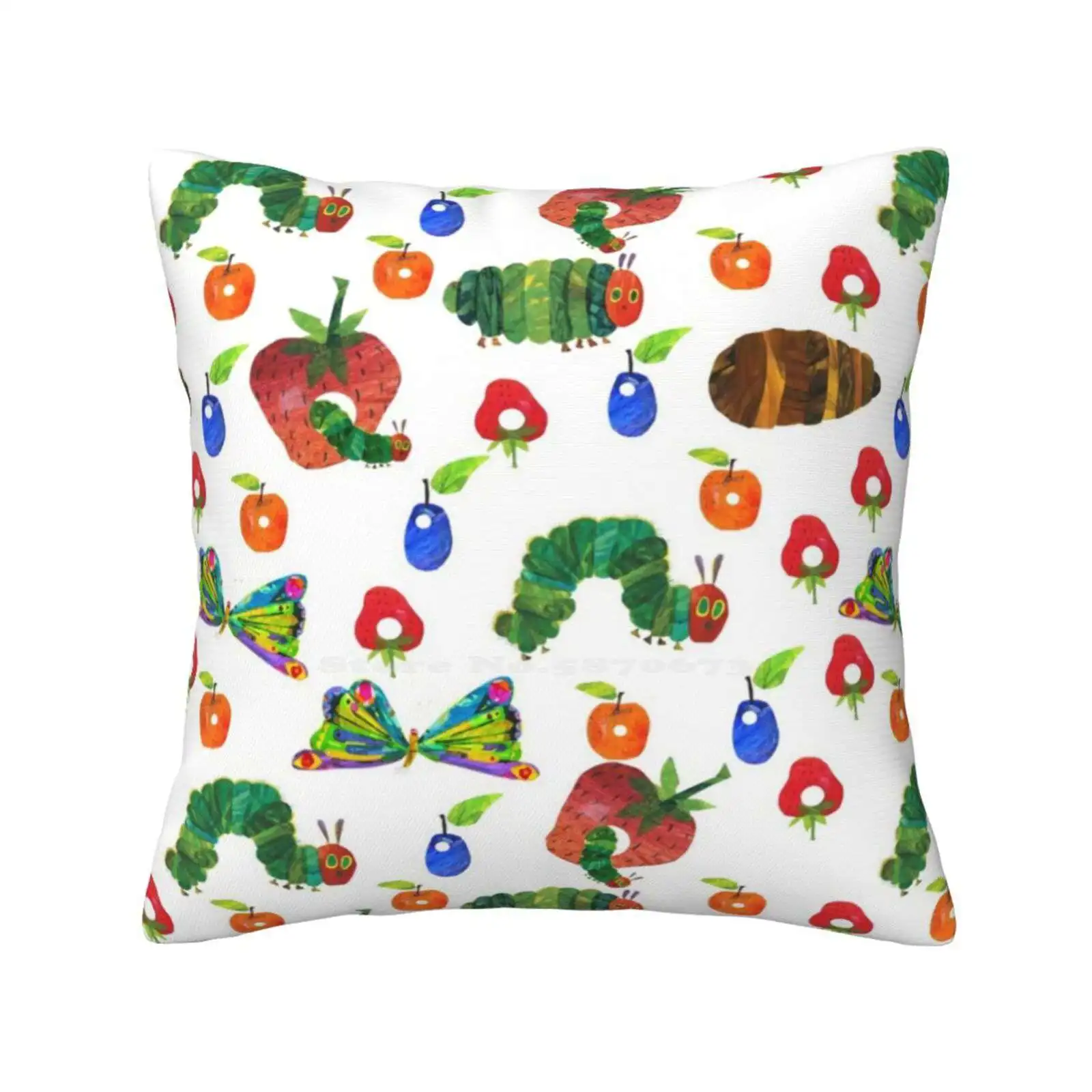 Very Hungry Pattern Pillows Case Bedroom Home Decoration Very Hungry Pattern Trendy The Hungry Very Hungry Eric Carle Hungry