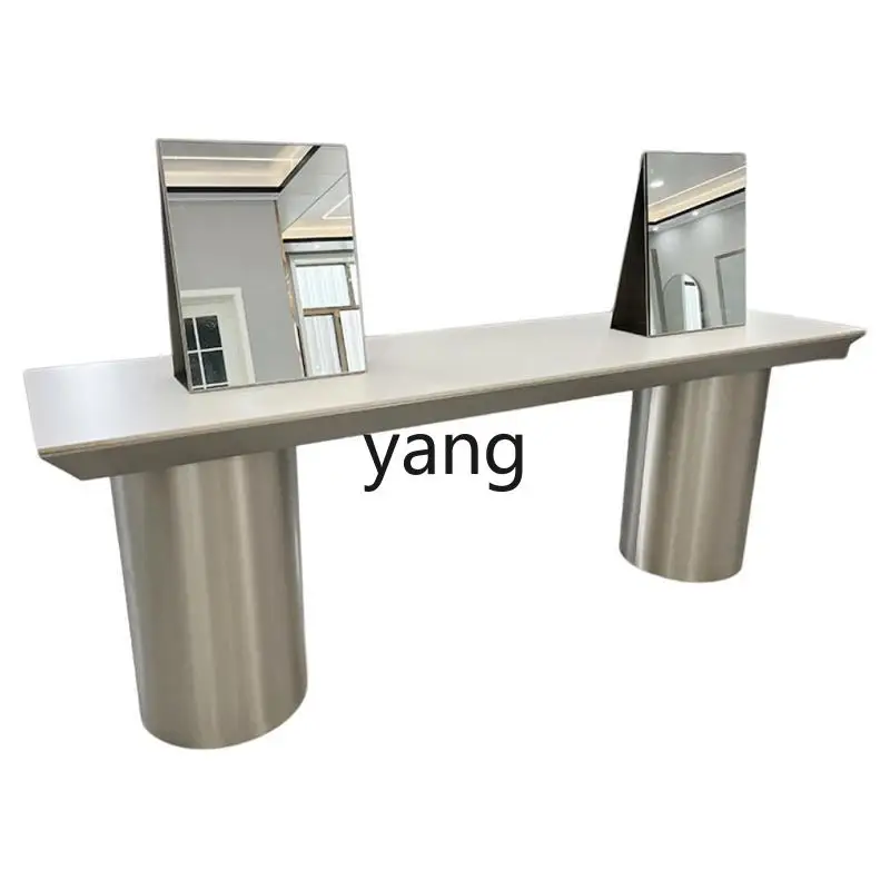 

LH hair salon special hair salon mirror table stainless steel hair cutting chair
