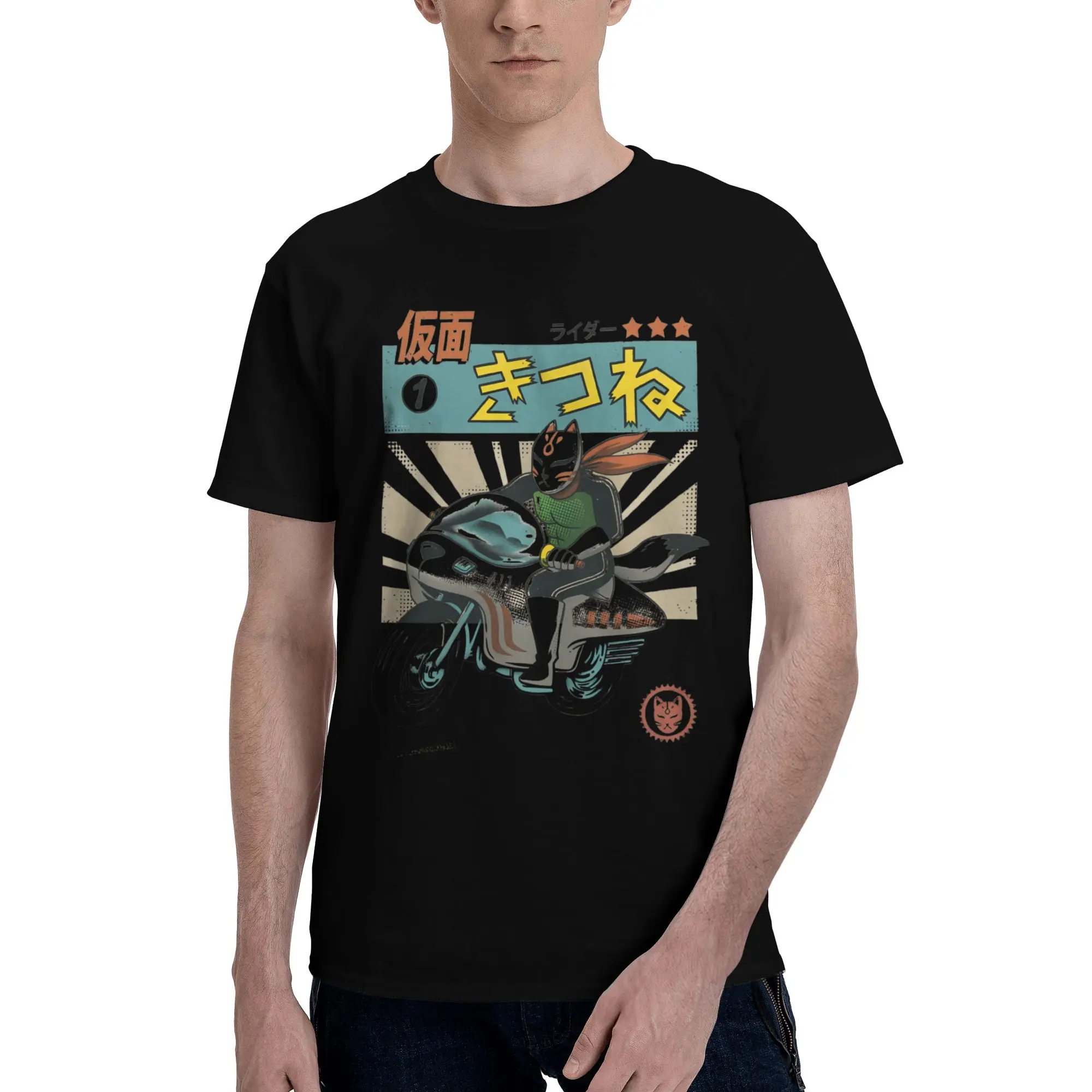 Kamen Rider 22 Graphic 100% Cotton T-Shirt Bandai Tops Tees For Men