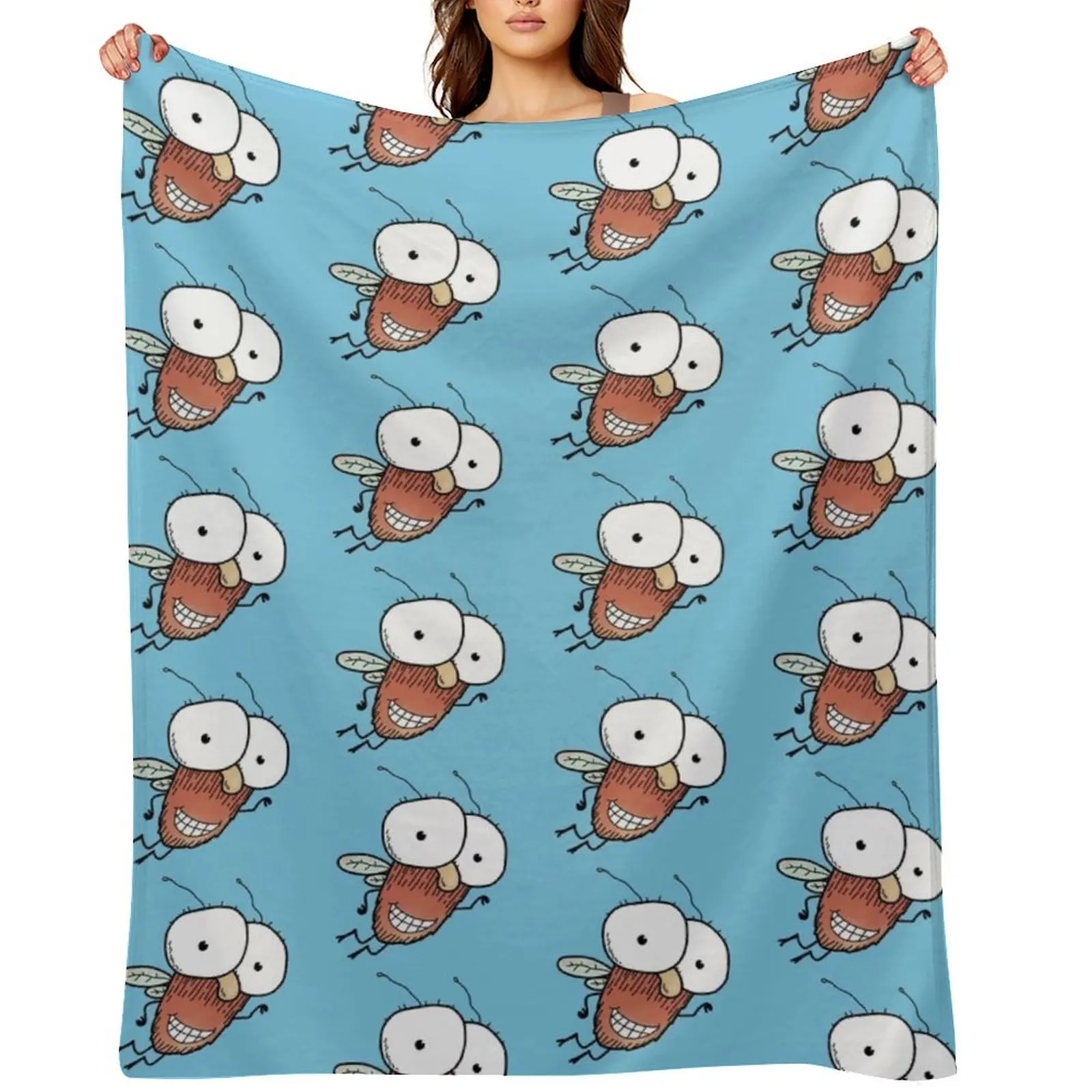 

Fly guy fan art Throw Blanket Extra Large Throw Thin Luxury Thicken Furrys Blankets