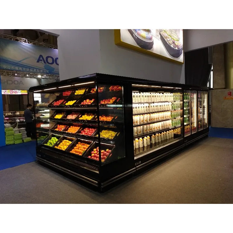 Customize Wall Mounted Refrigerator Used As Cooler/soft Drink Cooler/diary Cooler in Supermarket of Good Display Effect