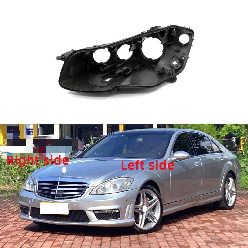 

For Mercedes-Benz S-Class W221 2006 2007 2008 2009 Headlight Base Headlamp House Car Rear Base Auto Headlight Back House