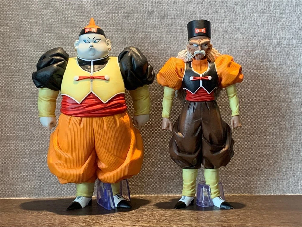 子供のための収集可能な置物,ドラゴンボールZ,PVC,超サイヤ人,Android 19,dr.gero,収集可能なモデル,人形,ギフト,おもちゃ