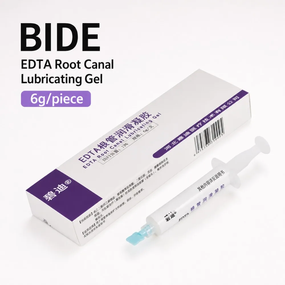 19% EDTA Root Canal Lubricating Gel 6g Dental Endodontic Preparation Soften Canal Wall Protect Files