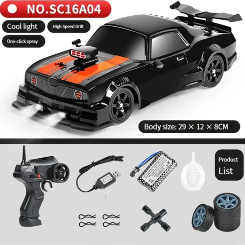 

1: 16 Rc Car 4WD Drift Car Charged Electric Boy Children Toy AE86 High Speed Off Road Light Spray Racing Car Model Gift