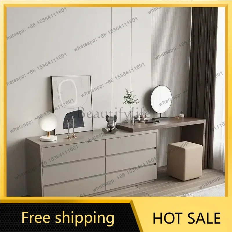 LDLuxury Bedroom Dressing Table Drawers Nordic Home Makeup Dressing Table Storage Multifunctional  Decoration
