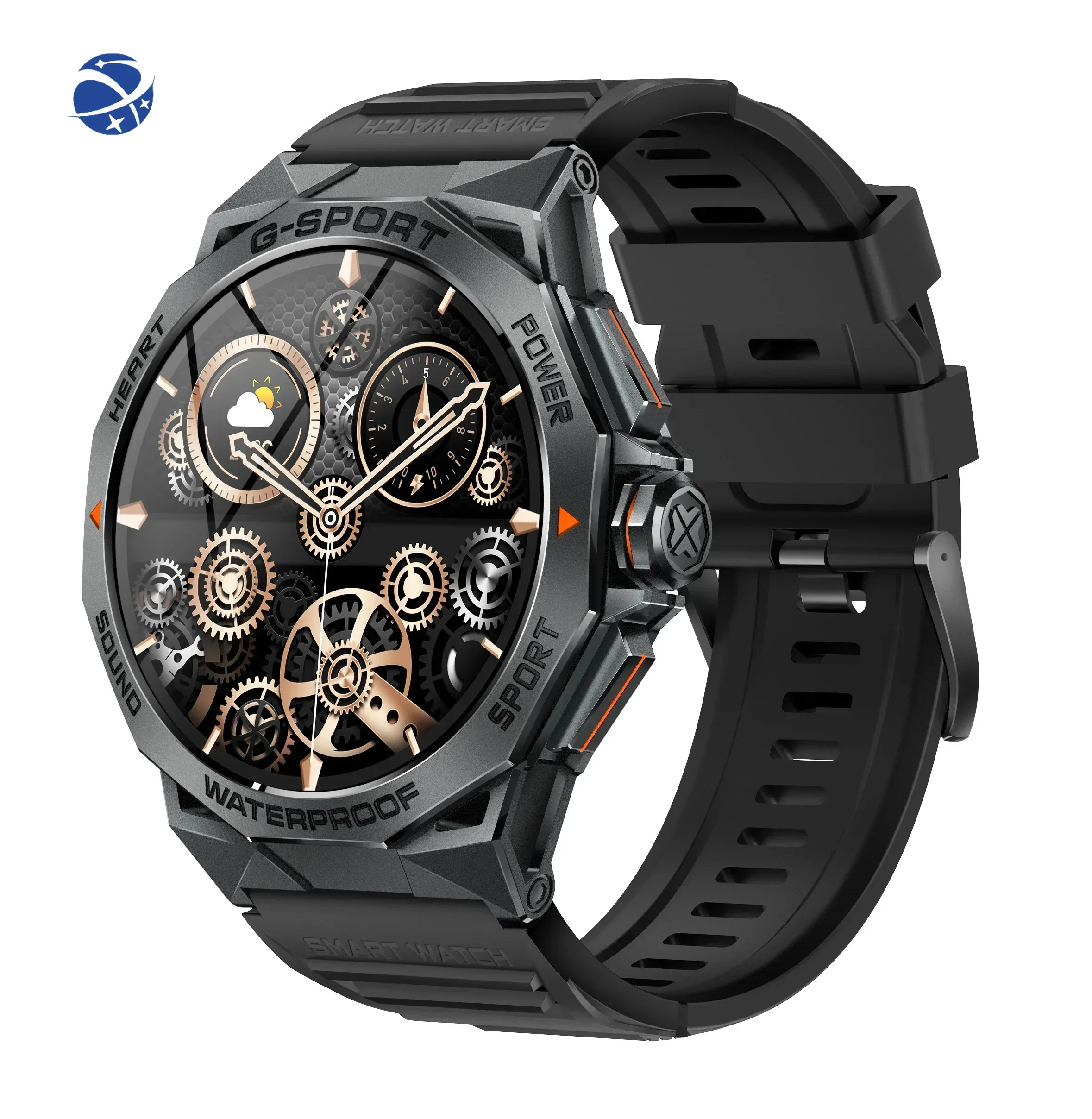 

2024 Men Smart Watch K62 400mah Battery 1.43 Inch AMOLED Screen BT Call Heart Rate IP68 Waterproof Sports Tracker SmartWatch