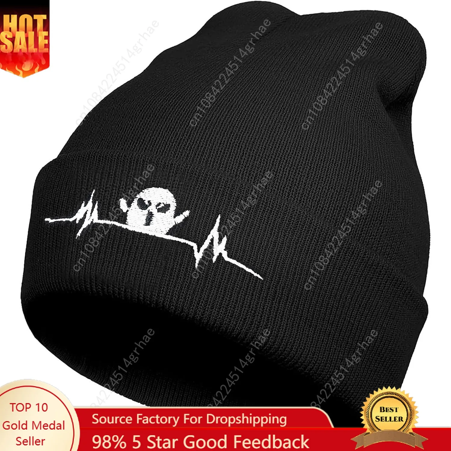 

Embroidered Winter Hat for Women Men, Cute Beanie Hats, Winter Knit Hat for Winter Accessories