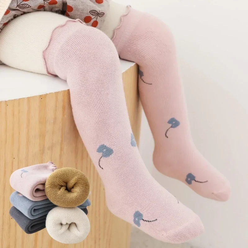 

Autumn Winter Baby Boy Girls Thicken Warm Knee High Socks Kids Thermal Stockings School Uniform Long Sock Clothing Accessories