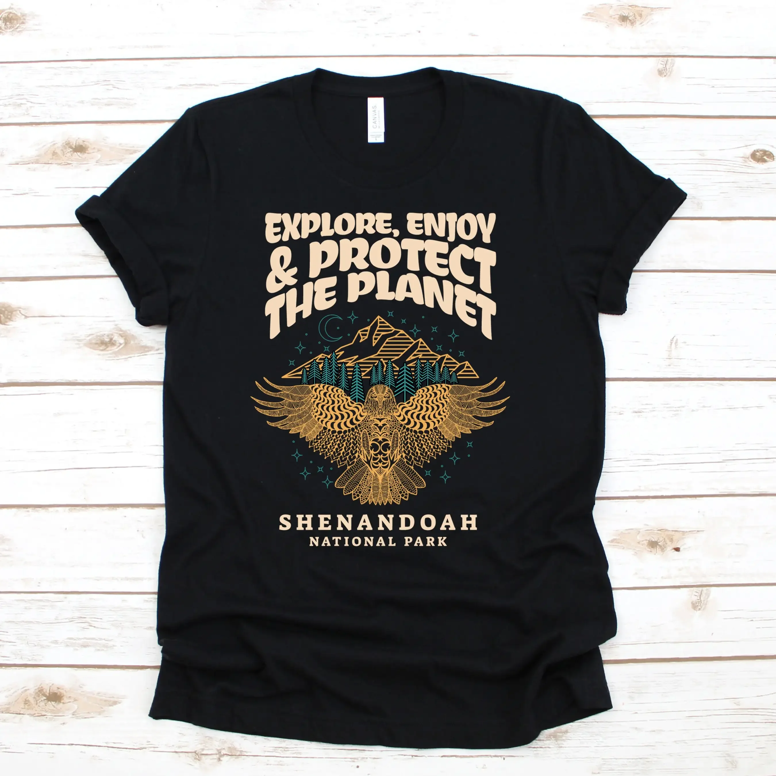 Shenandoah National Park T Shirt Mountains Lover Cute Hiking Crop Beautiful Outdoor Adventure Souvenir Present