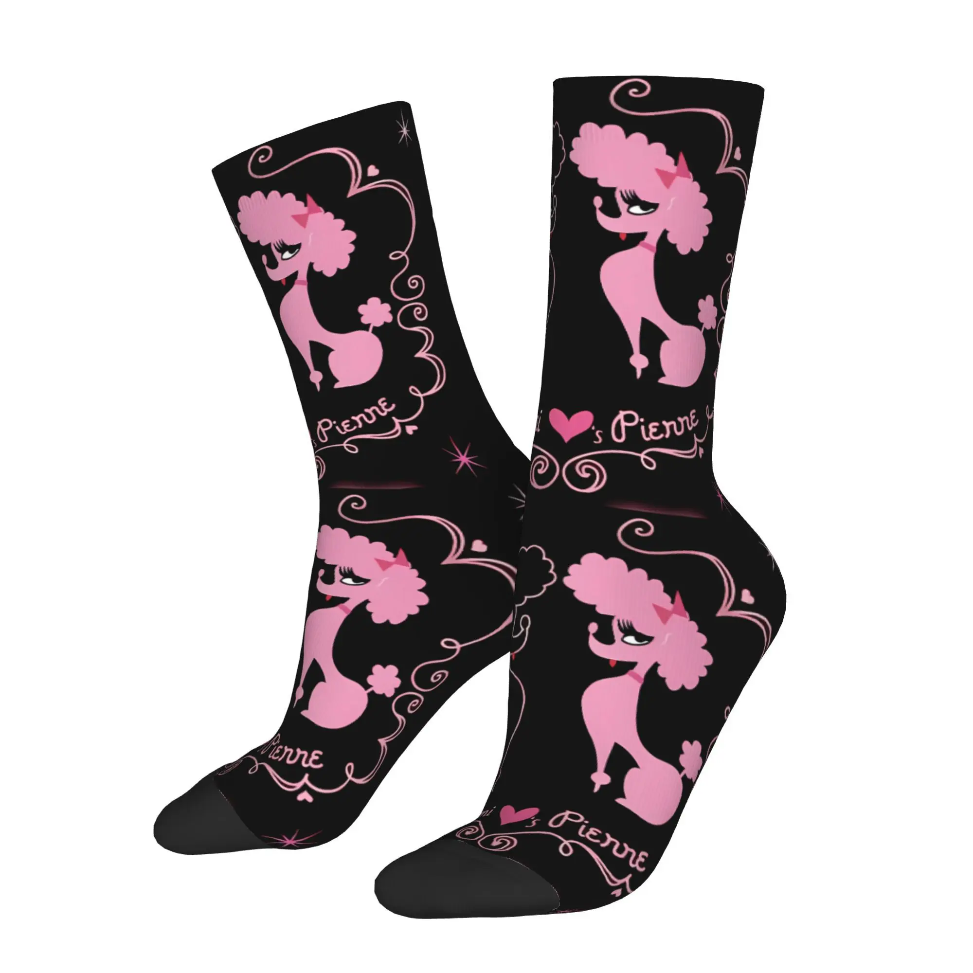 

Dog illustration Dog Socks Male Mens Women Spring Stockings Polyester