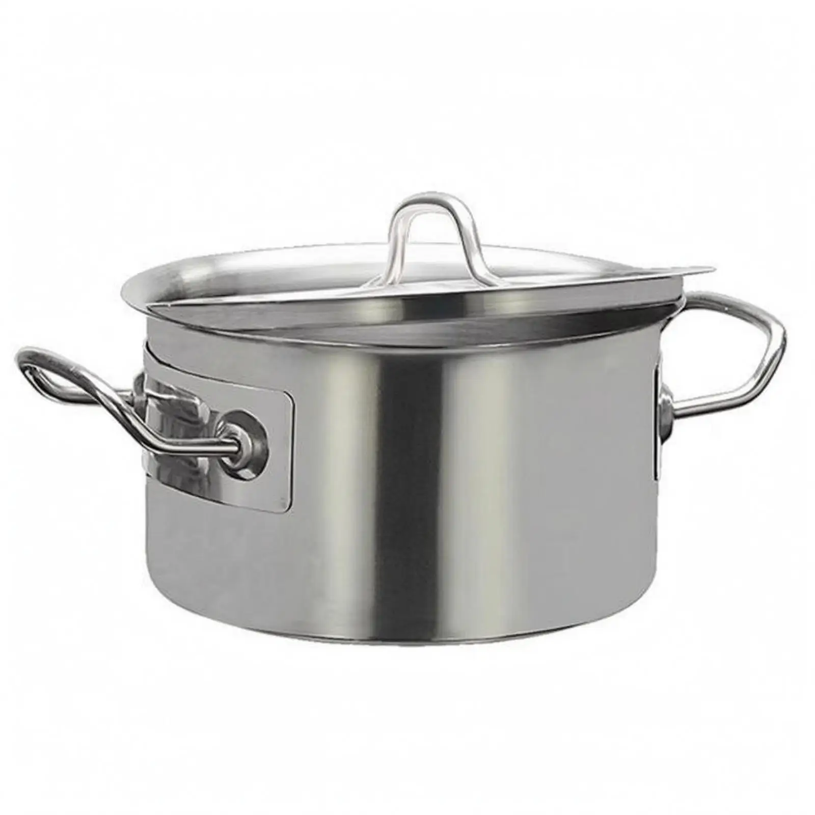 Professional Stainless Steel Stock Pot with Thickened Base for Induction Cooker and Gas Range