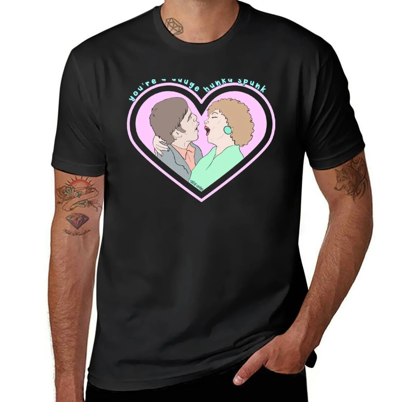 

Huge Hunka Spunk T-Shirt anime tshirt shirts graphic plus sizes graphic t shirt vintage Short sleeve tee men