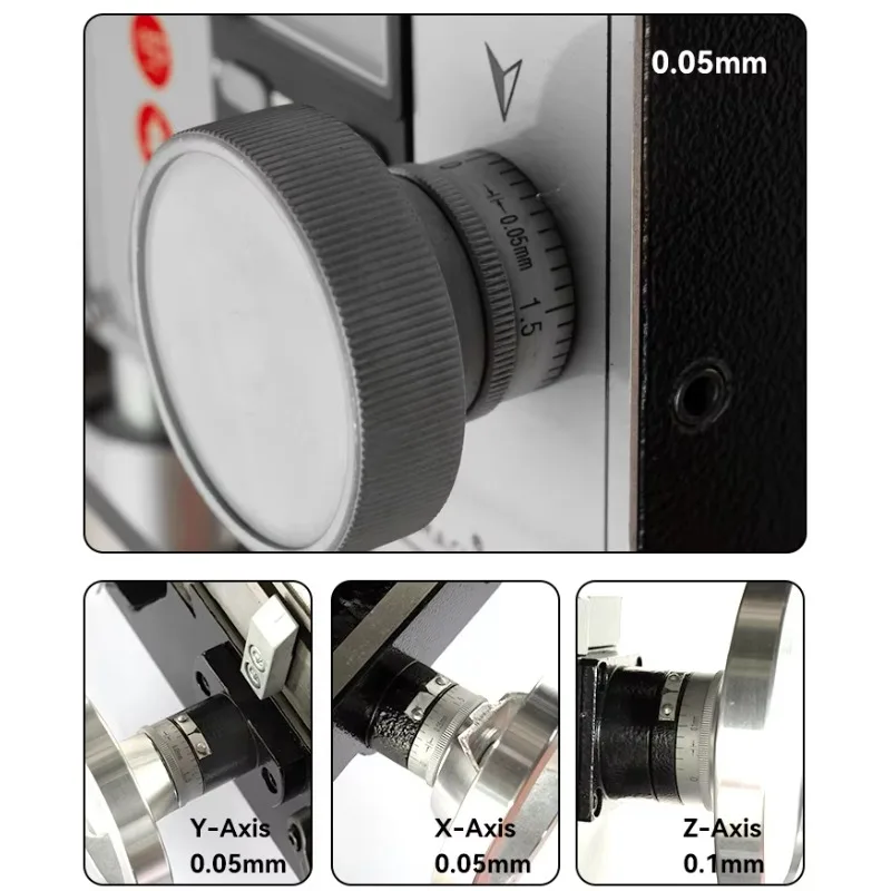 WMD25V Mini Manual Milling And Drilling Machine Brushless Motor, Stepless Speed, R8 Spindle Bench Mill For Home Workshop