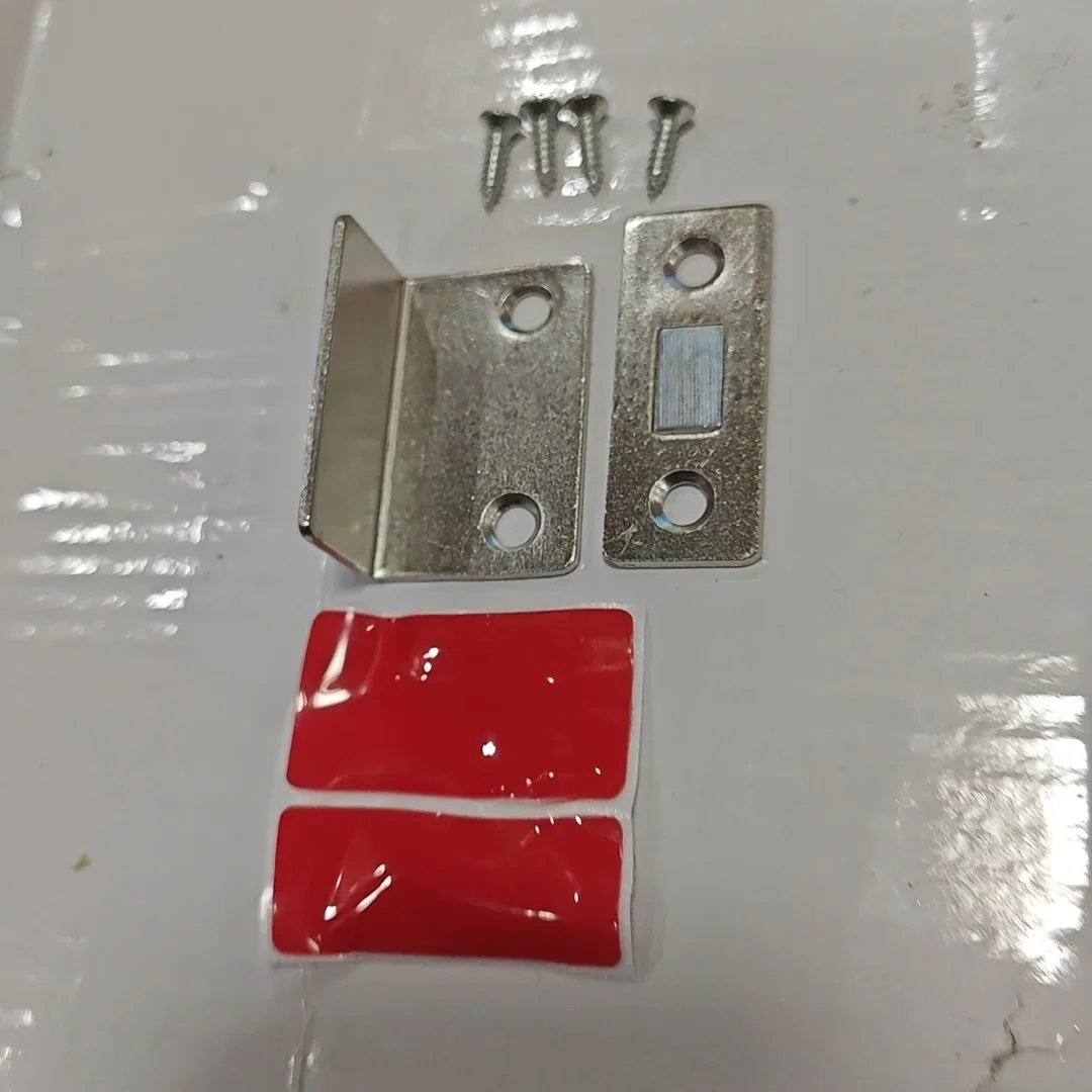 2 шт. L-образные скрытые магнитные петли, тонкие петли для шкафа из нержавеющей стали с мягким закрыванием и полированной поверхностью