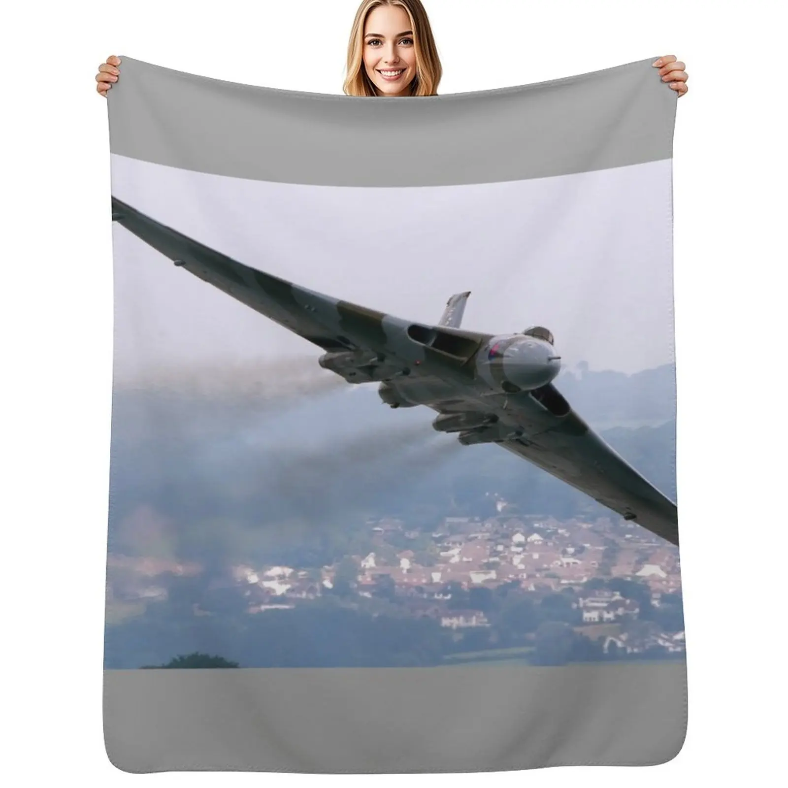 

Avro Vulcan - Dawlish Air Show 2015 Throw Blanket Thin Soft Big Blankets For Sofas Designers Blankets