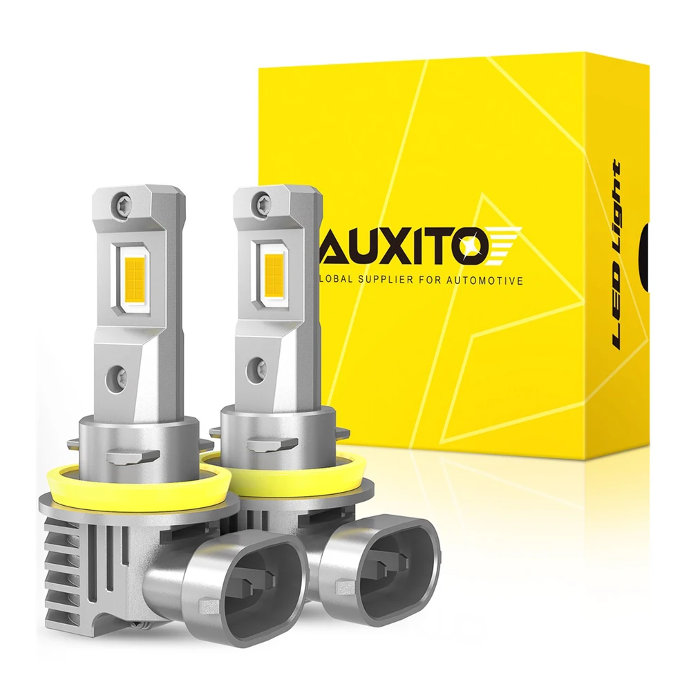 

2Pcs AUXITO H11 H8 LED Headlight Canbus 6500K 3000K H9 H11 LED Head Fog Light Bulb For Toyota Ford VW 12V High Low Beam Car Lamp