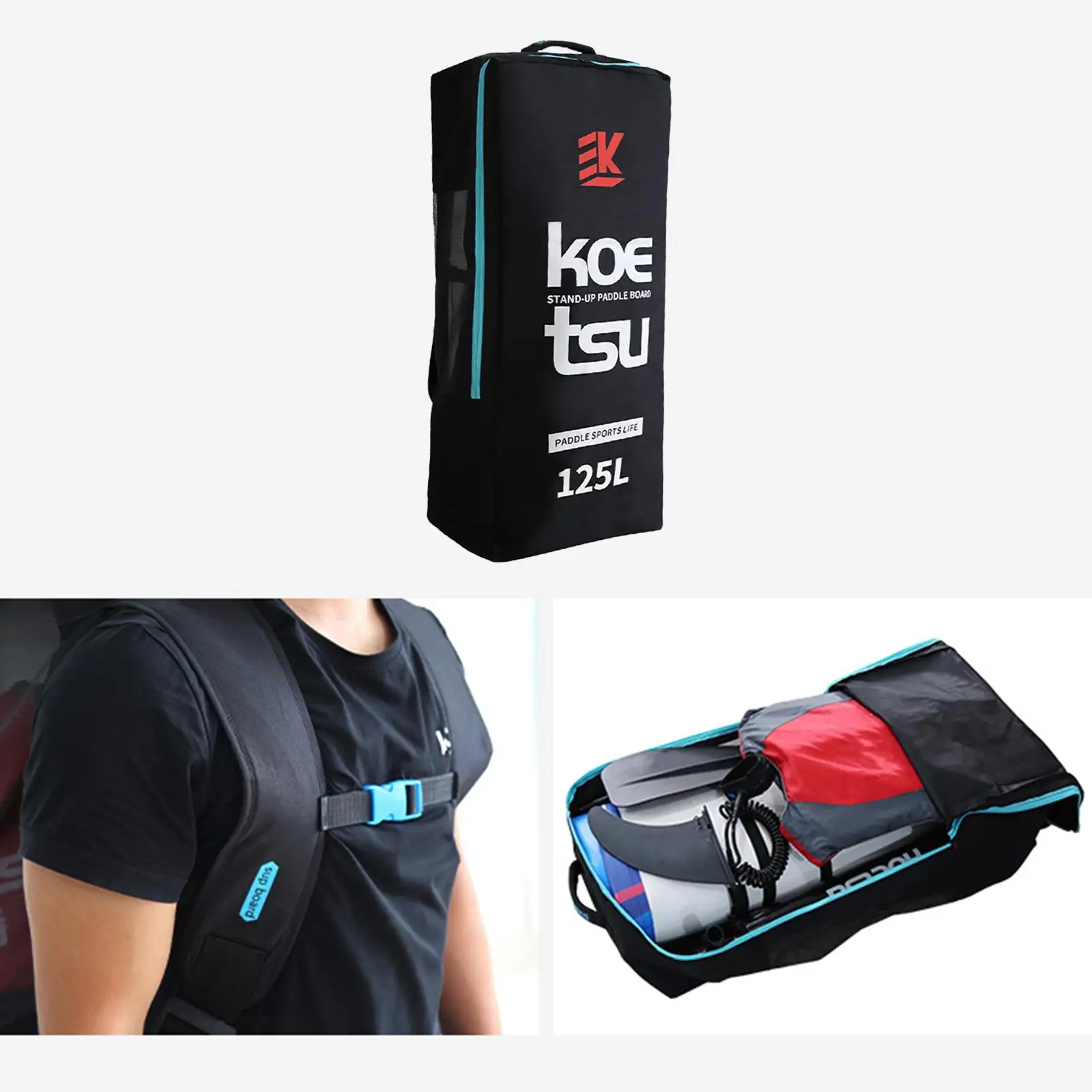 Borsa gonfiabile per Paddle Board, solo zaino da tavola, panno Oxford 108D resistente