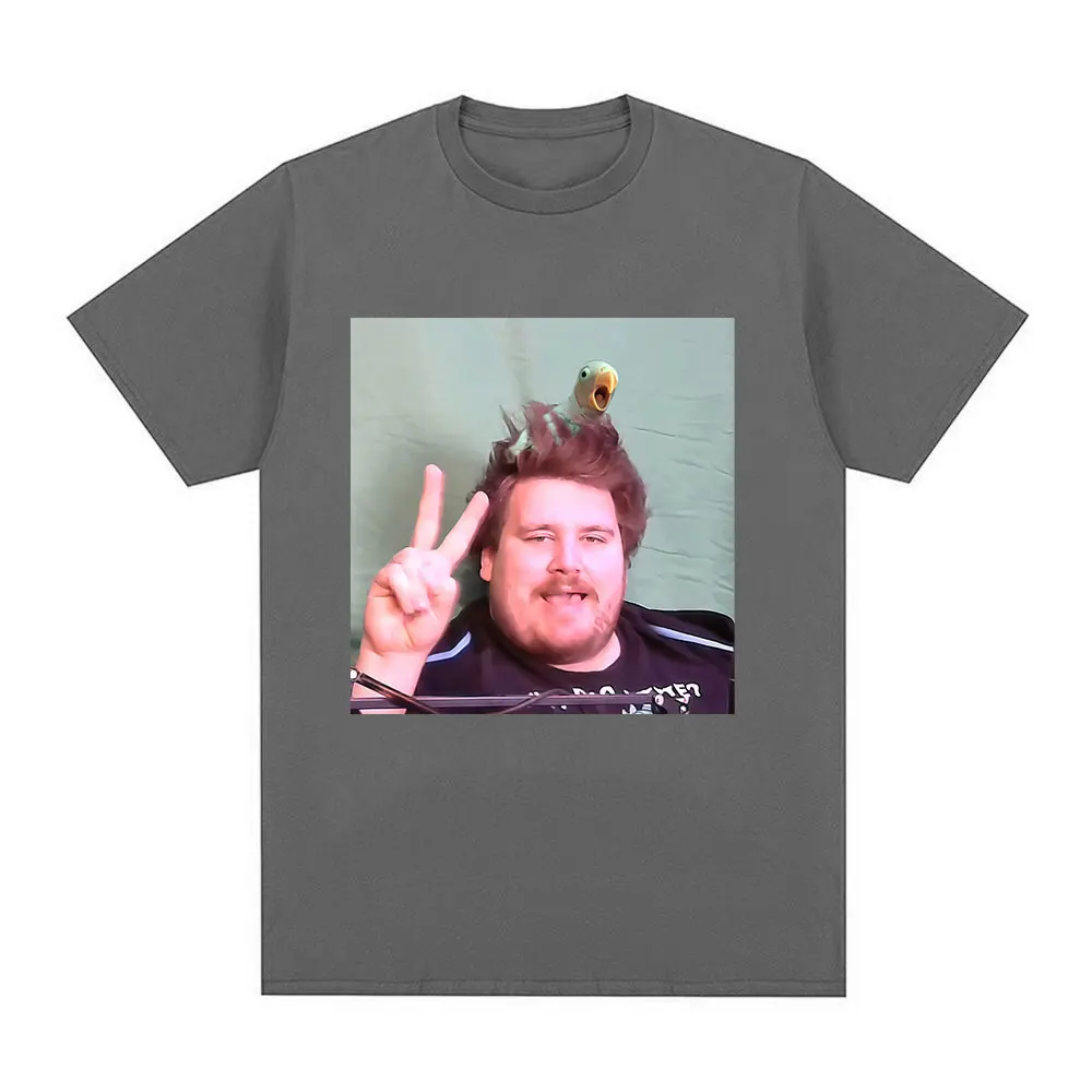Drachenlord Poster The Bird's Nest Hairstyle Graphic Print T-Shirt Men Women Clothing Fashion Vintage Short Sleeve T-shirts Tops