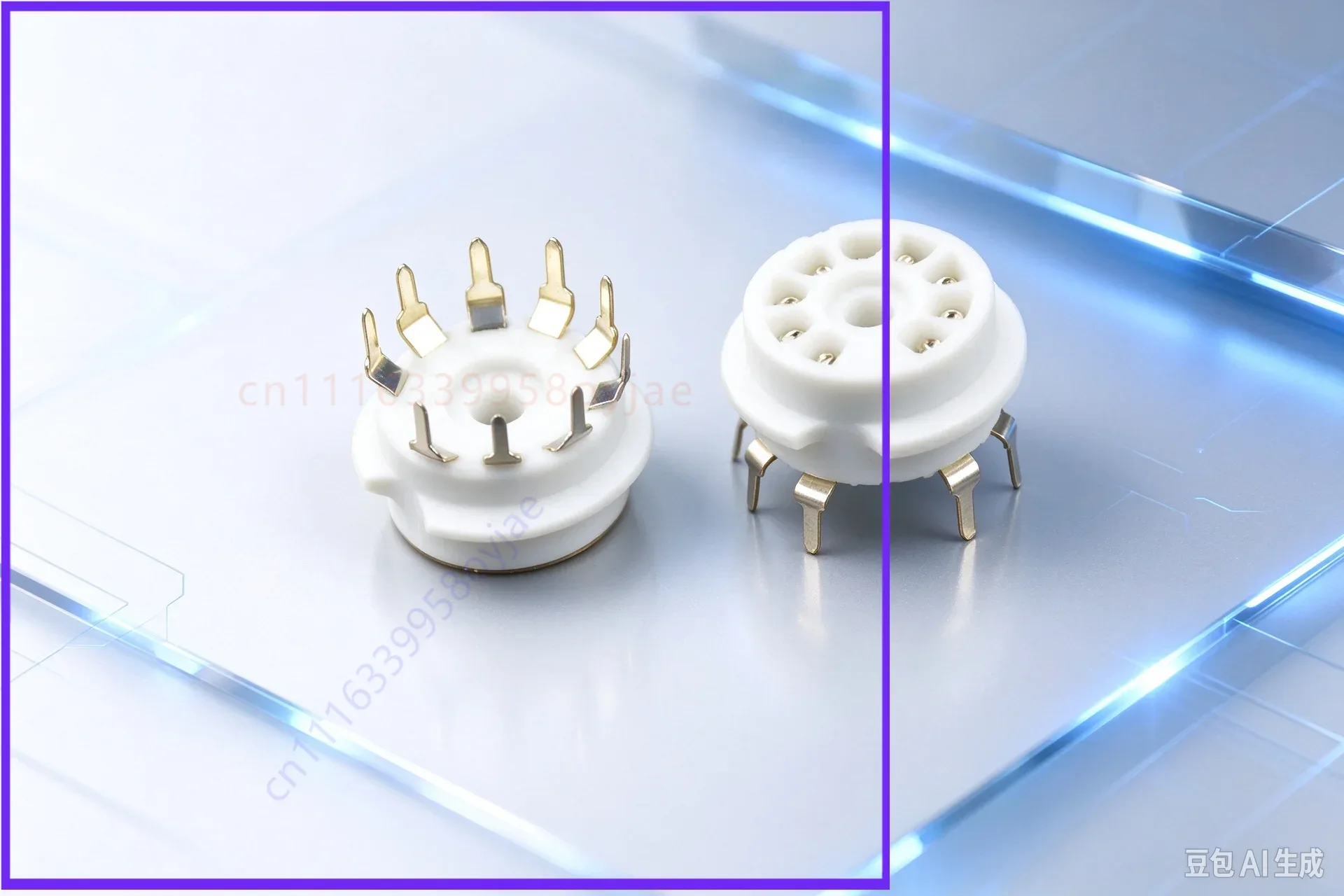 20pcs Socket for GZC9-B 9 Pin PCB Mount Tube Socket For Amplifier