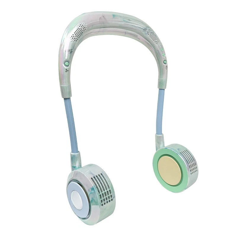 

Neck fan, long battery life, portable foldable Bluetooth speaker fan