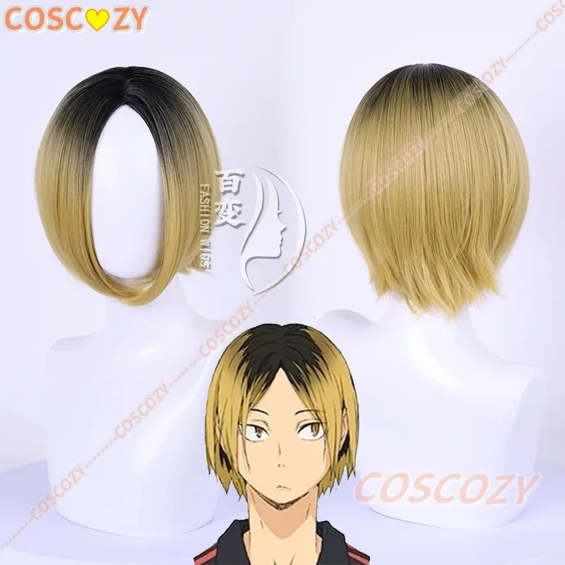 

Nene 2025 Kozume Kenma Cosplay Wigs High School Volleyball Club Short/Middle / Long Golden Black Wig