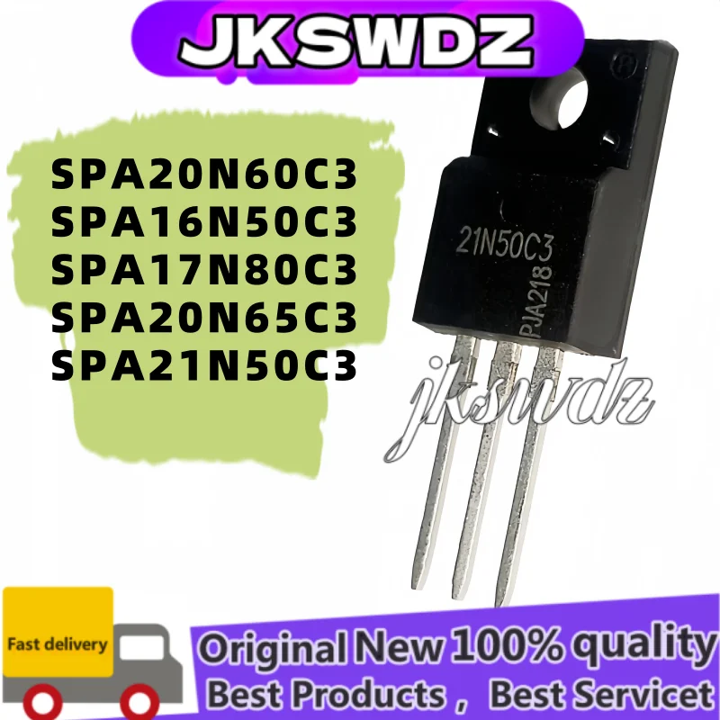 

10PCS SPA20N60C3 TO-220F 20N60C3 SPA20N60 SPA16N50C3 16N50C3 SPA17N80C3 17N80C3 SPA20N65C3 SPA21N50C3 21N50C3 TO-220F