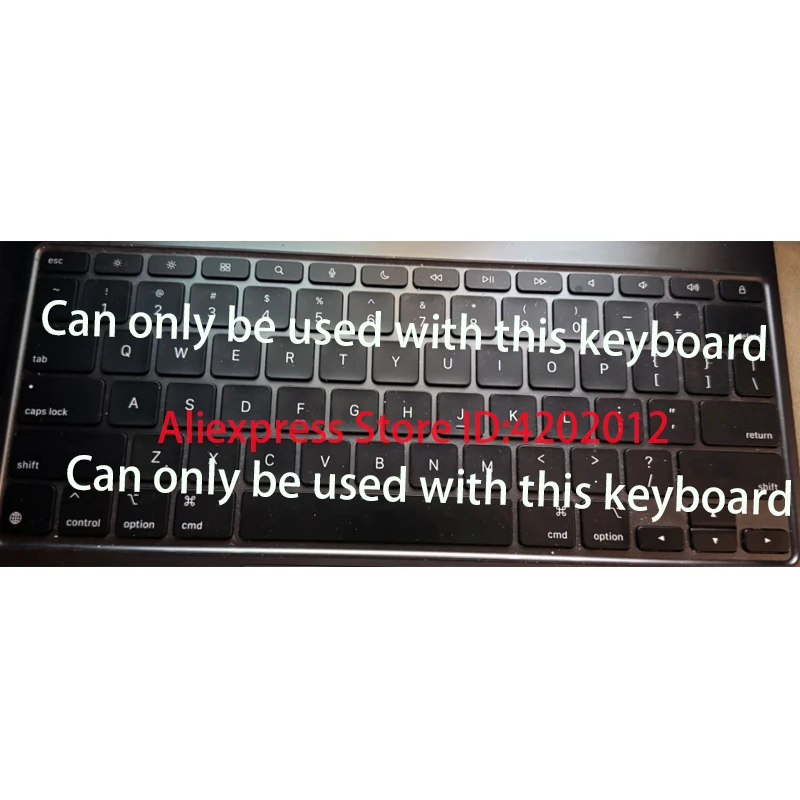 Replacement Keyboard Laptop KEY & Clips For iPad Pro 13 M4 Magic 12.9
