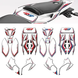 For BMW S1000RR S 1000 RR 2009-2014 Motorcycle 3D Gel Protective Pads Fuel Tank Stickers Front Face Decals Fairing Sticker