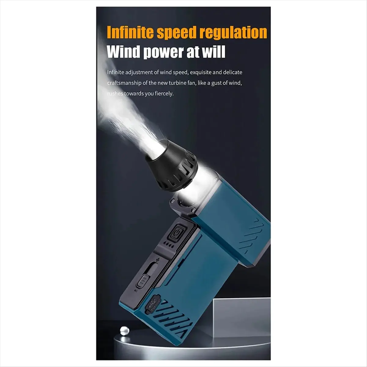 A73P 130000RPM Hight Power Outdoor Handheld Fan Camping Violent Fan Motor Turbofan Portable Vacuum Cleaner and Dust Blower A