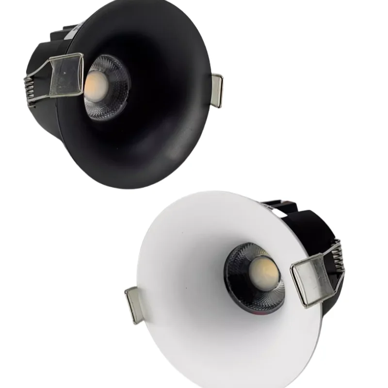 عكس الضوء المضادة للوهج راحة Led COB السقف النازل مصباح 7 واط 10 واط 15 واط 18 واط 24 واط بقعة تركيبات إضاءة إضاءة المنزل الداخلي