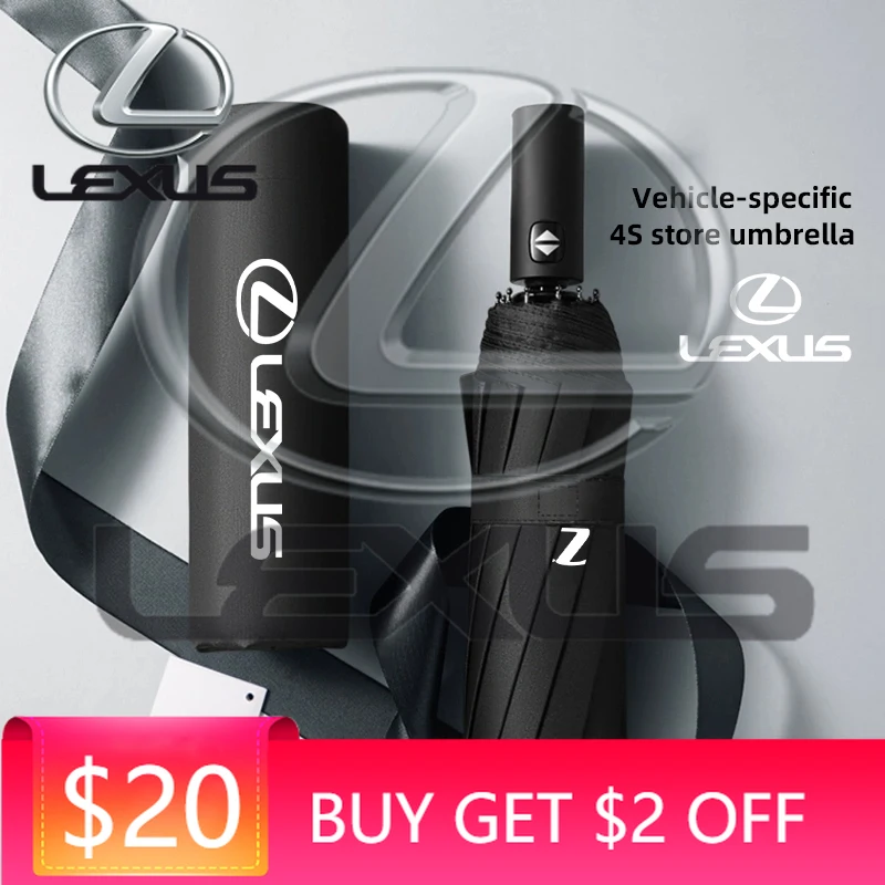 

Emblems Car Emblem Umbrella Sunscreen Parasol Sunshade Protection For Lexus RX330 IS250 Ct200h ES300h RX350 IS300h NX300h RX400h