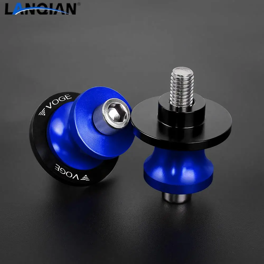 Loncine VOGE 650 500 DS 500R 650DS 500DS 300R 300RR 오토바이 액세서리 알루미늄 10MM 스윙 암 스풀 슬라이더 스탠드 나사