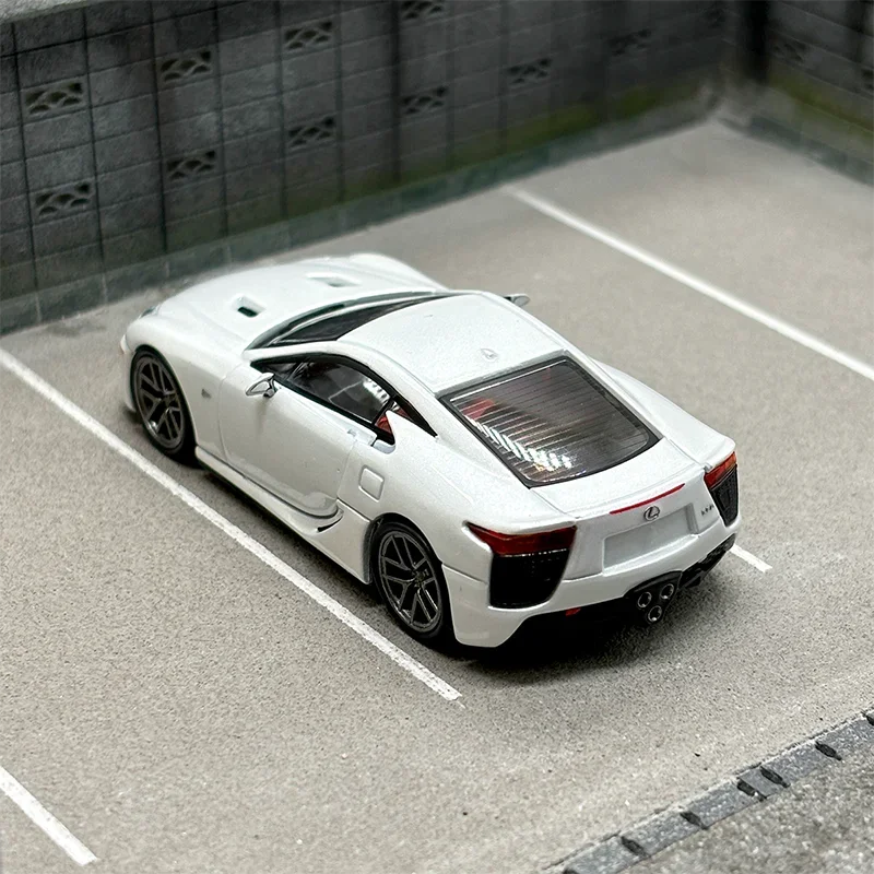 Diecast 1/64 Size Car Model Lexus LFA Alloy Car Model Toys for Boys Collection Display Hobby Original Box