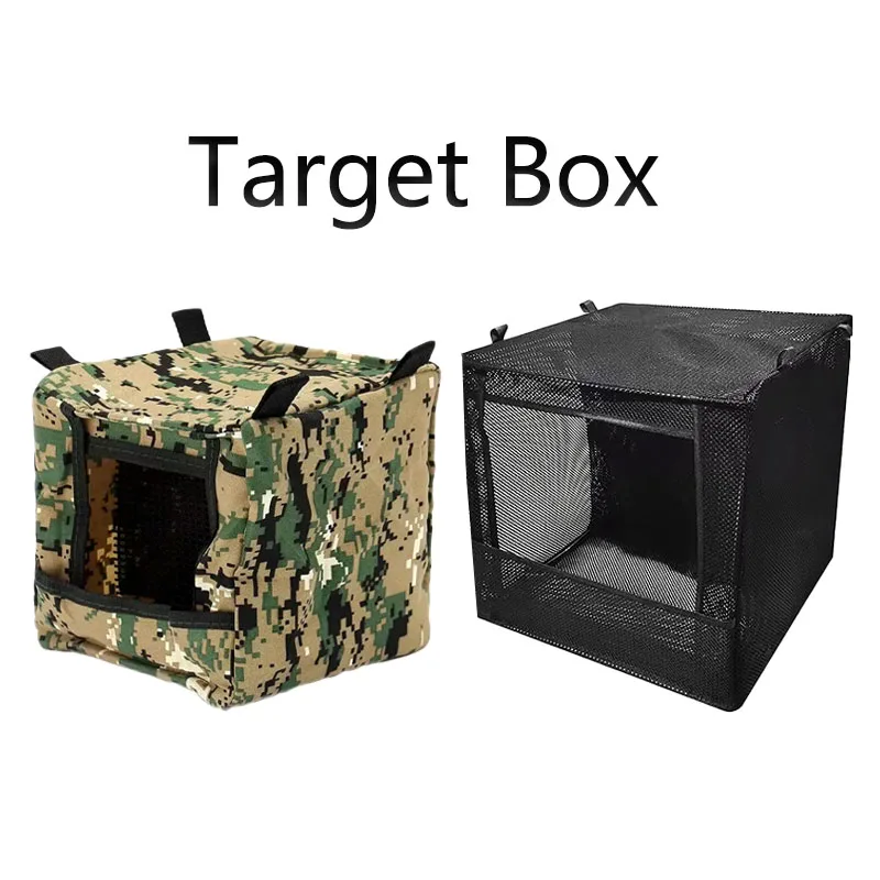 Pudełko celowe strzelanie 15*15cm składane i zawieszane strzelanie na świeżym powietrzu praktyka namioty treningowe BB Bullet Proca odzyskiwanie pocisku