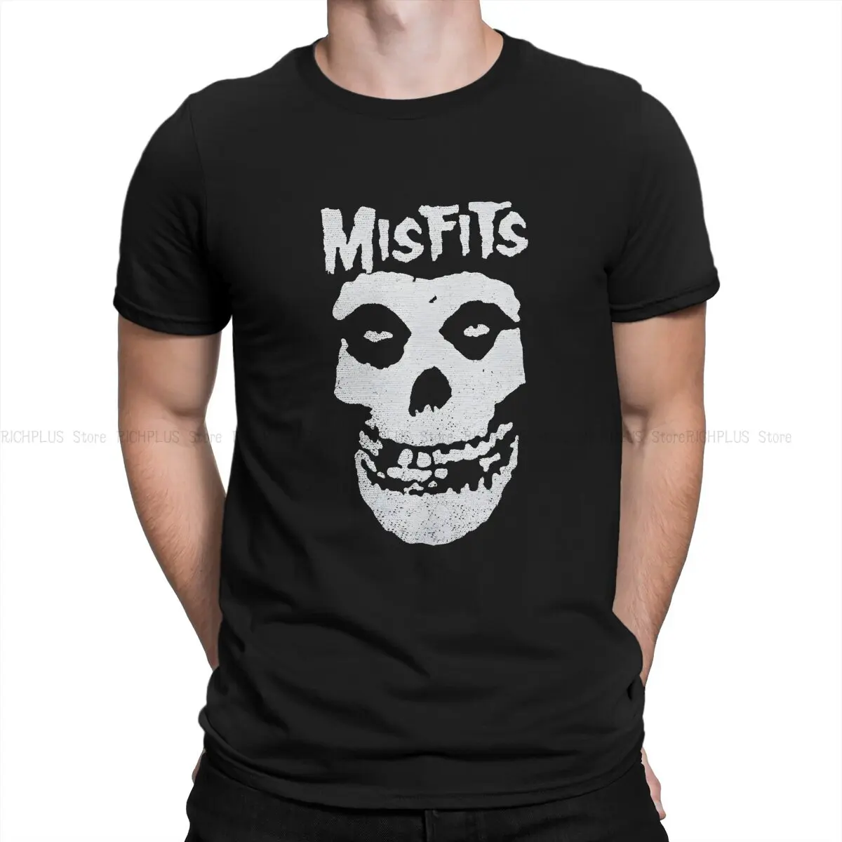 White Skull Special TShirt The Misfits Leisure Polyester T Shirt Newest T-shirt For Adult