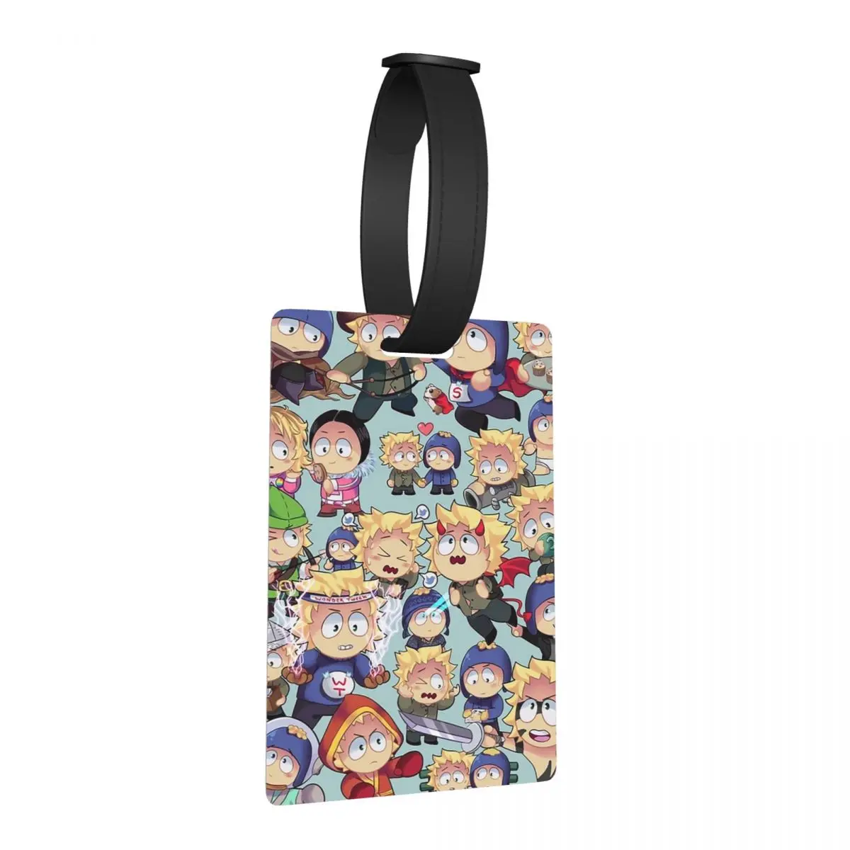 

South Park- Tweek Craig Collage Luggage Tags Suitcase Accessories Travel Cute Baggage Boarding Tag Label Holder ID Name Address